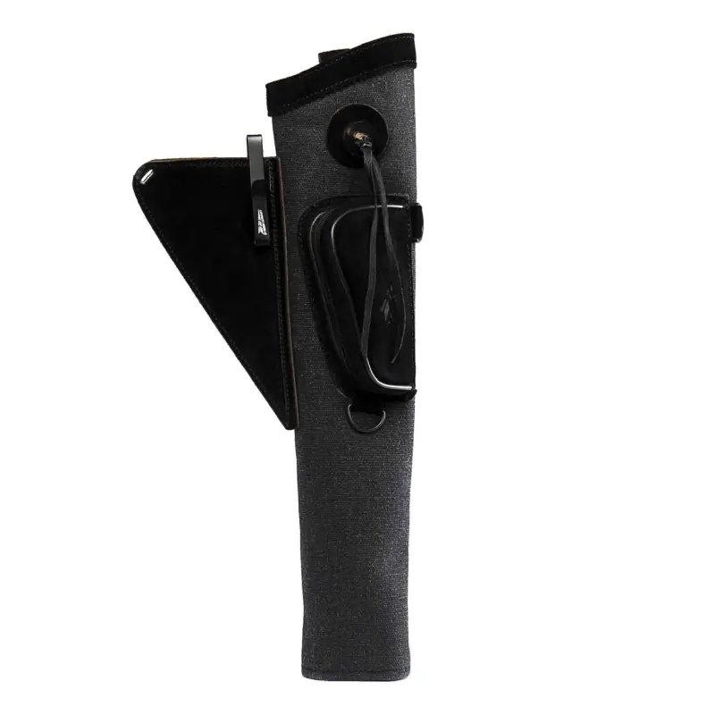 Beier Seitenköcher Black Baumwolle & Leder 